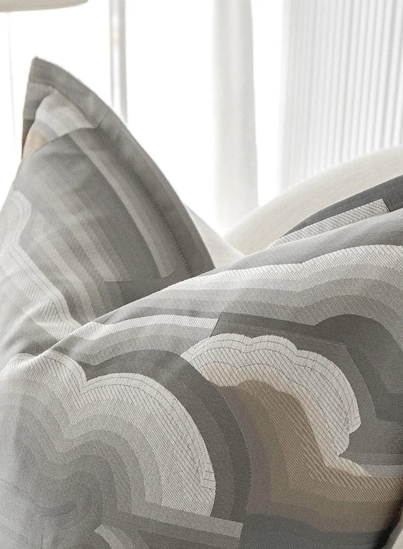 KNOT HOME Cushion Claudine Laurent (with filler) Pillow Knot Home Cover Set for Modern Sofa Contemporary Living Room Bedroom and Office Soft Washable