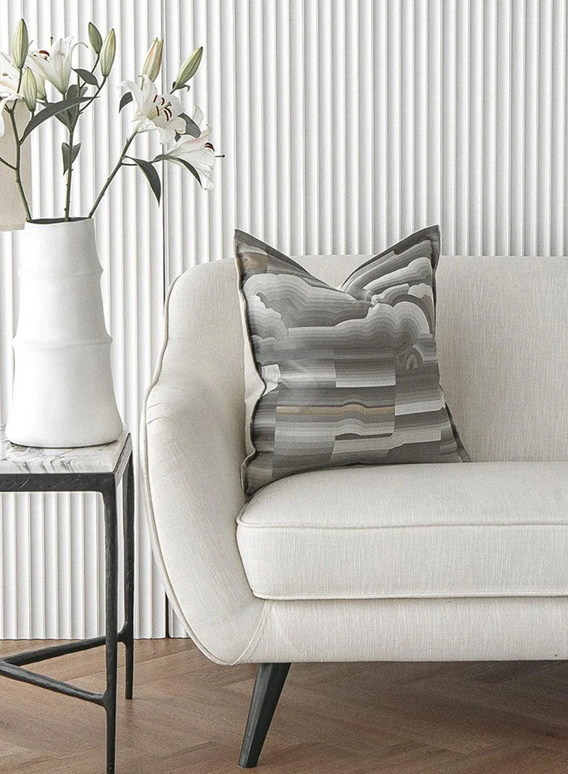 KNOT HOME Cushion Claudine Laurent (with filler) Pillow Knot Home Cover Set for Modern Sofa Contemporary Living Room Bedroom and Office Soft Washable