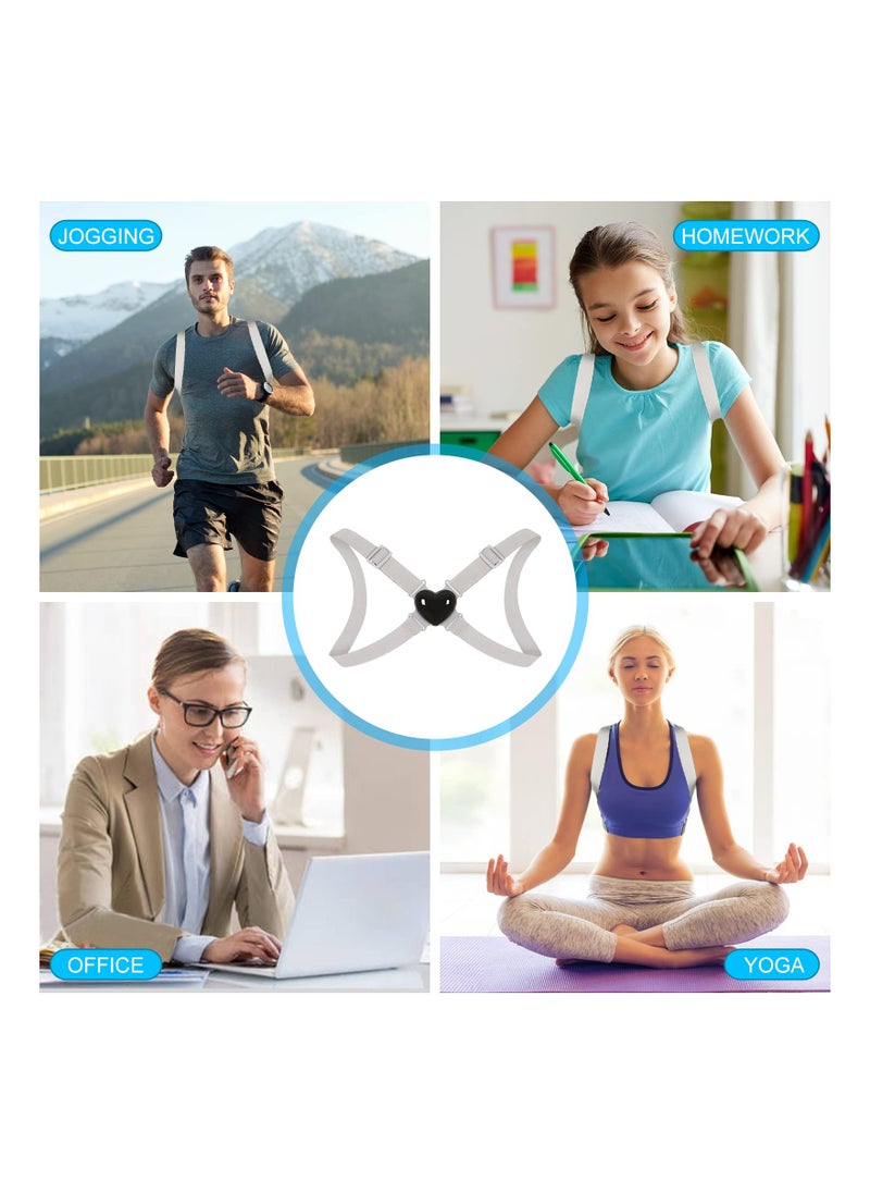 SYOSI Smart Orthosis Sitting Posture Reminder Invisible Anti-hunchback Orthosis Smart Back Brace Vibration Orthopedic Corrector  - Image 4