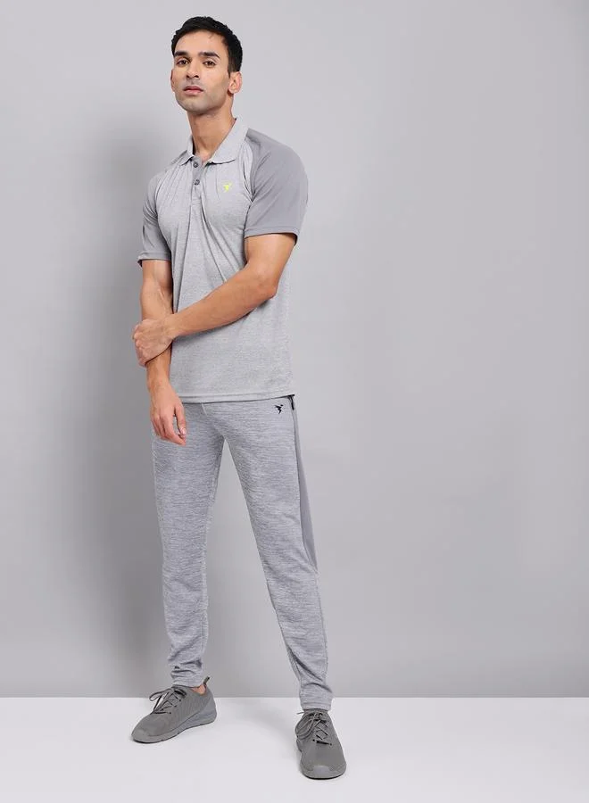 Technosport Technosport Men Melange Slim Fit Track Pants