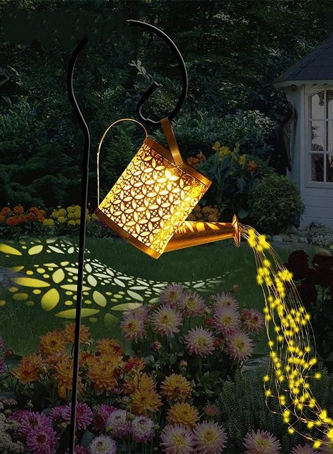MIXDE Solar Powered Led Lawn Lights,Solar Watering Can Light,Waterfall Lights Waterproof Solar Garden Light For Garden Patio Yards,Auto Light Up At Dark - Image 5