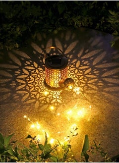 MIXDE Solar Powered Led Lawn Lights,Solar Watering Can Light,Waterfall Lights Waterproof Solar Garden Light For Garden Patio Yards,Auto Light Up At Dark  - Image 3