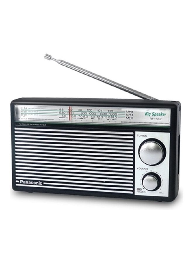 Panasonic 3-Band Battery Operated FM/MW/SW Radio RF-562DD2 Black/White - Image 1