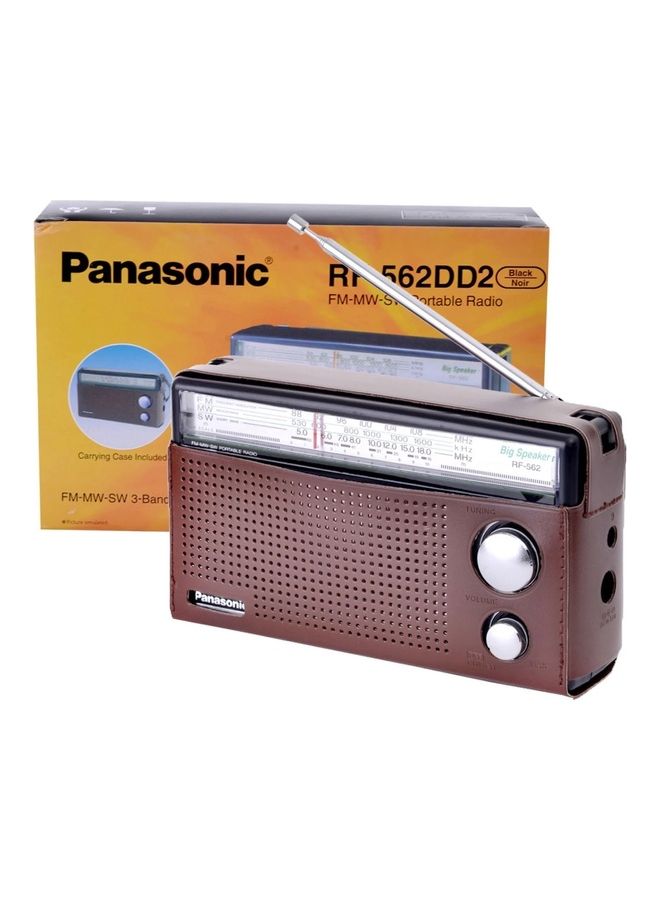 Panasonic 3-Band Battery Operated FM/MW/SW Radio RF-562DD2 Black/White - Image 2