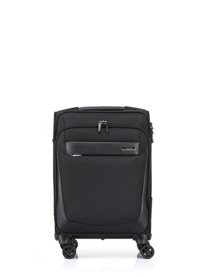 سامسونايت مقصورة مكتب متنقل فيجون  مقاس  سم بعجلات دوارة % بوليستر أسود مع أشرطة متقاطعة وقفل  ومقبض سحب مزدوج وجيب داخلي شبكي بسحاب وضمان دولي لمدة عامين