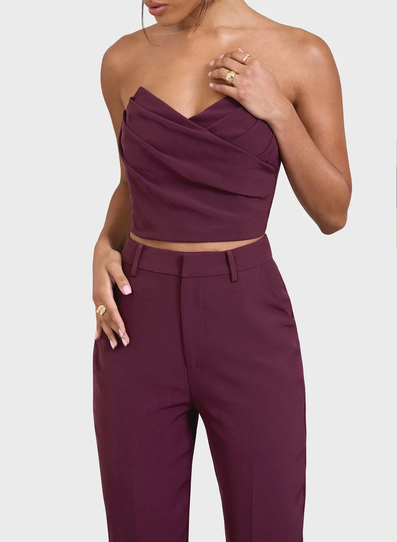 Club L London High Waist Tailored Pants