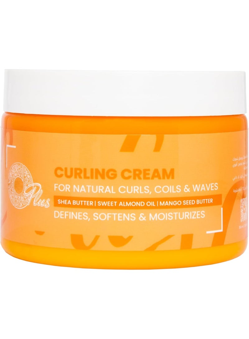 أوبلس كريم أوبلوس لتجعيد الشعر 350 مل - غني بزبدة الشيا لشعر محدد ومعزز لجميع أنواع الشعر المجعد - Image 1