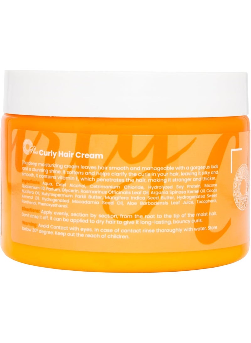 أوبلس كريم أوبلوس لتجعيد الشعر 350 مل - غني بزبدة الشيا لشعر محدد ومعزز لجميع أنواع الشعر المجعد - Image 3