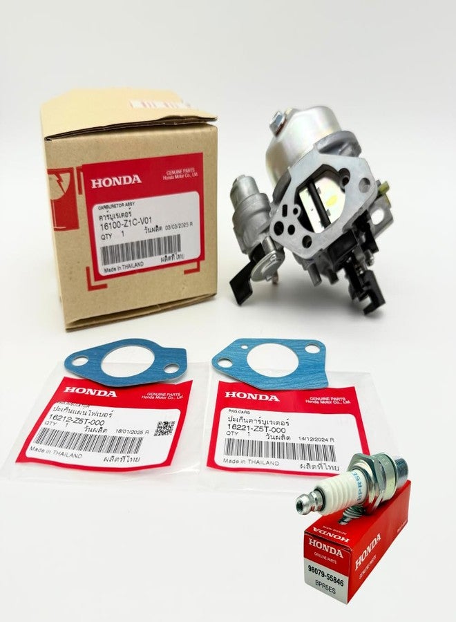 KINDZA Genuine Carburetor Assy 16100-Z1C-V01 with Genuine Gaskets for Honda Engine GX390 - Image 2
