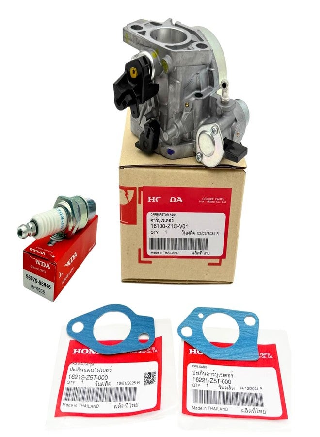 KINDZA Genuine Carburetor Assy 16100-Z1C-V01 with Genuine Gaskets for Honda Engine GX390 - Image 1