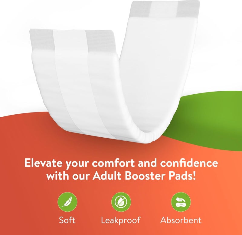 Inspire Incontinence Booster Pads Super Absorbent Extra Long  Pad Liner Women and Men  Inserts for Adult Diapers 5 Cups Absorbency 72 Count Money Back Leak Free Guarantee - Image 4
