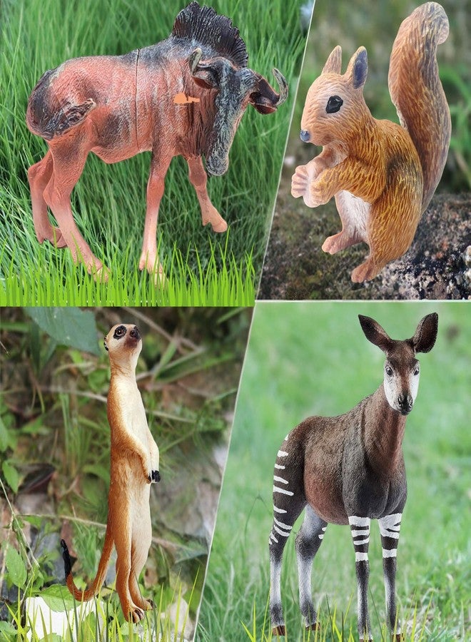 Mallexo 6 PCS Realistic Wild Jungle Animals Toys for Kids 3+ | Attractive Forest Farm Animals Toy Action Figurine Playset for Boys and Girls Birthday Gifts for Children Educational & Decoration Items - Image 4