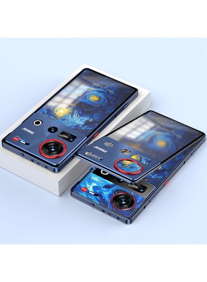 general The case is compatible with Nubia Z70 Ultra 5G, with screen protector, metal frame + matte polycarbonate surface back cover, with anti-shock camera protection