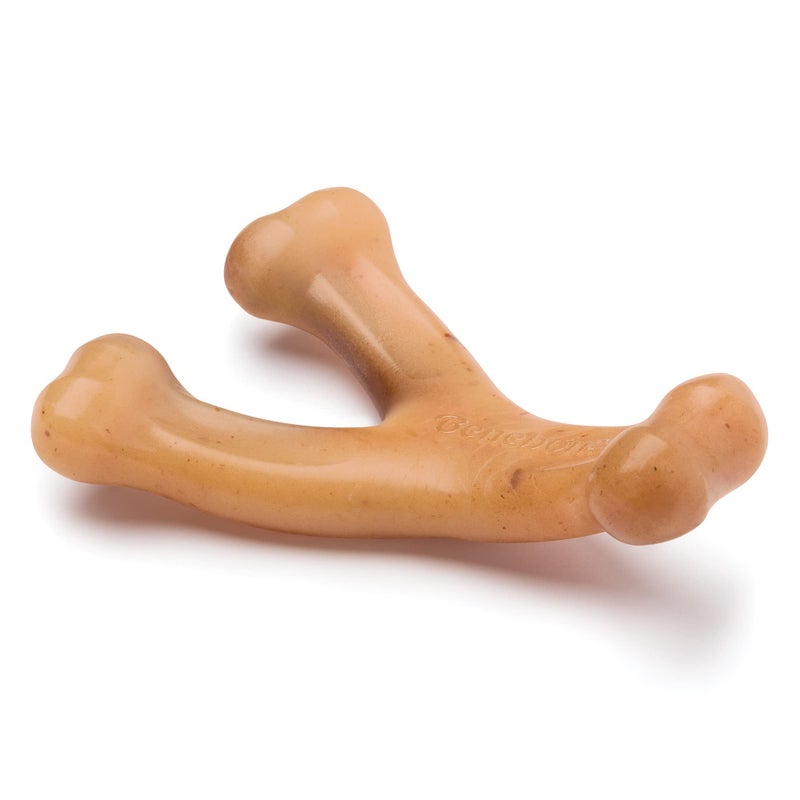 Benebone Wishbone Durable Dog Chew Toy for Aggressive Chewers, Real Chicken, Made in USA, Small, for Any breed - Image 4