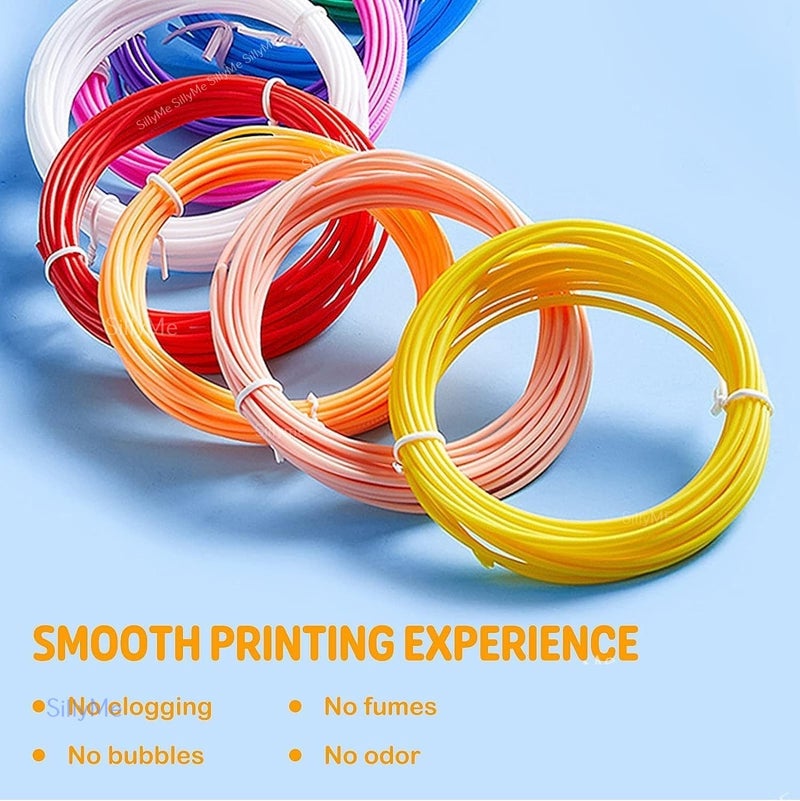 Funny Teddy 20 Colors - 3D Pen Filament - 5meter Each - 3D Pen Refill - 3D Printing Filament PLA Material for 3D Drawing and Printing - 3D Pen Wire - Image 5