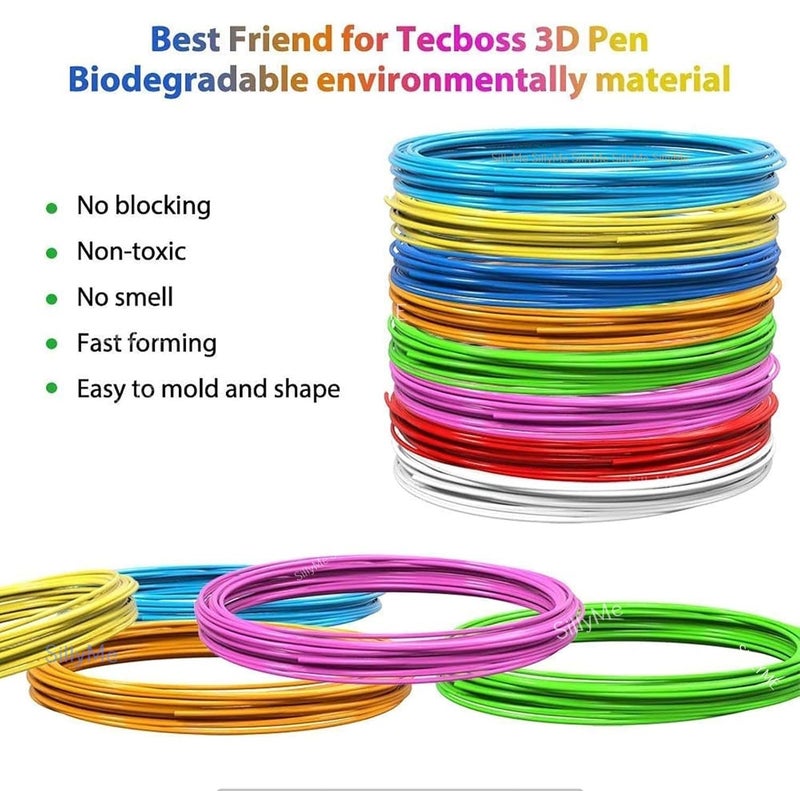 Funny Teddy 20 Colors - 3D Pen Filament - 5meter Each - 3D Pen Refill - 3D Printing Filament PLA Material for 3D Drawing and Printing - 3D Pen Wire - Image 4
