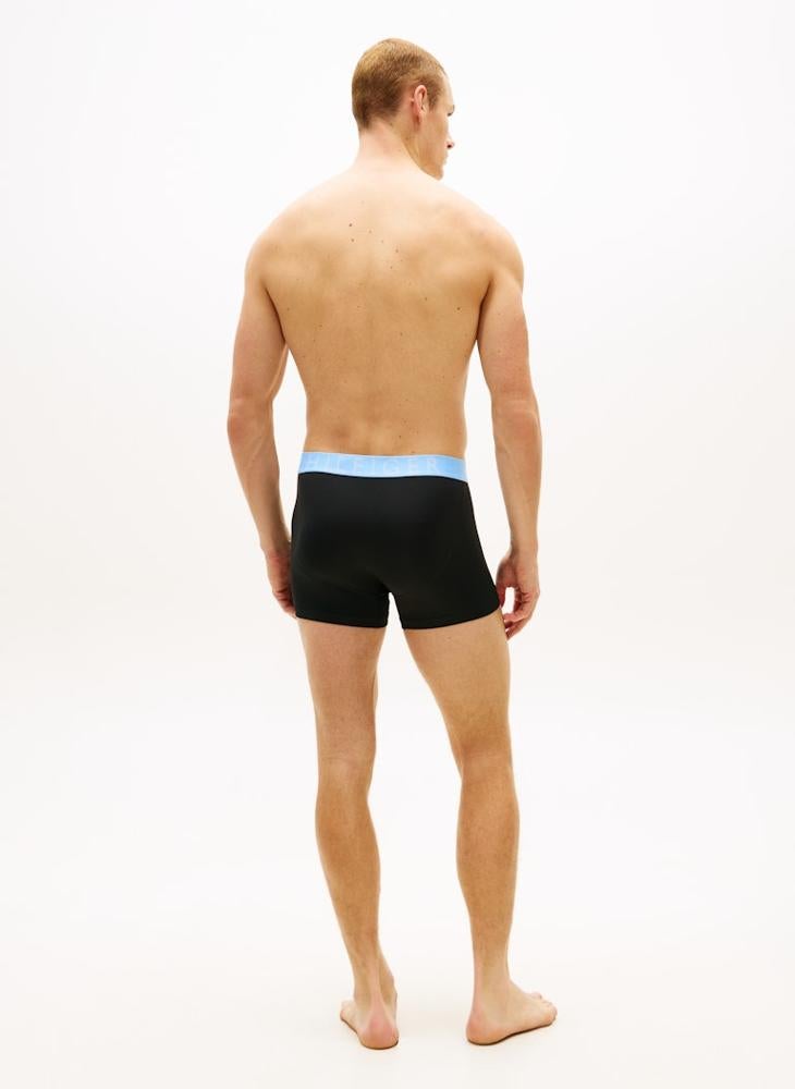 TOMMY HILFIGER 3-Pack Microfibre Logo Waistband Trunks - Image 3