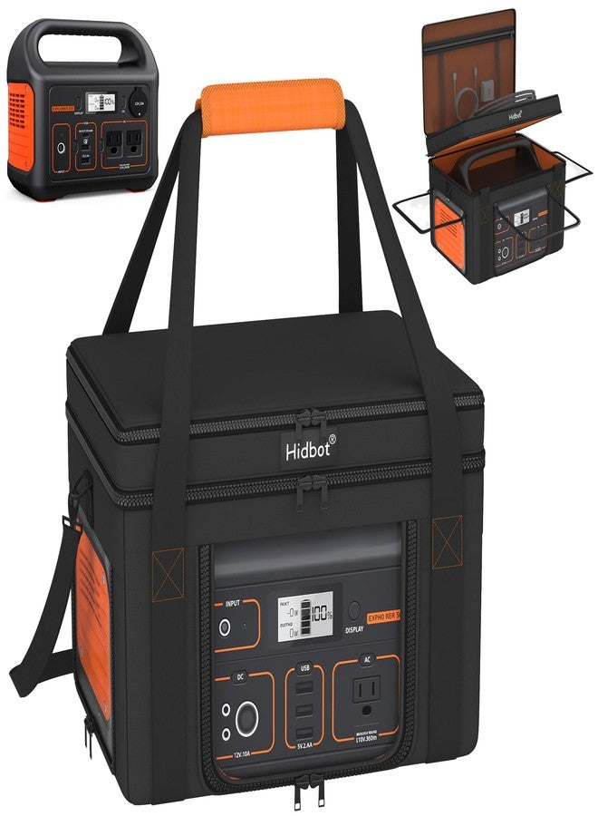 Hidbot Travel Carrying Case for Jackery Explorer 300,Portable Power Station Storage Bag for Jackery Explorer 300 with Waterproof Bottom, Side Ventilation Double Layer for Jackery Accessories,Bag Only - Image 1