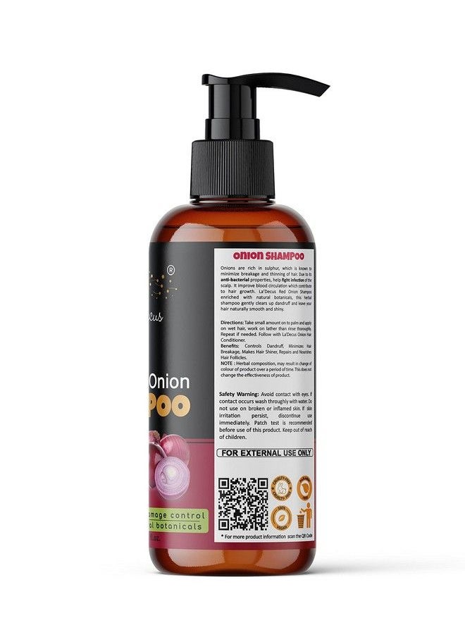 La' Decus INDIA - La’ Decusindia Onion Hair Care Kit With Onion Black Seed Hair Oil + Conditioner + Shampoo For Hair Growth With Anti Dandruff And Damage Control Properties Combo Kit Pack Of 600 Ml - Image 1