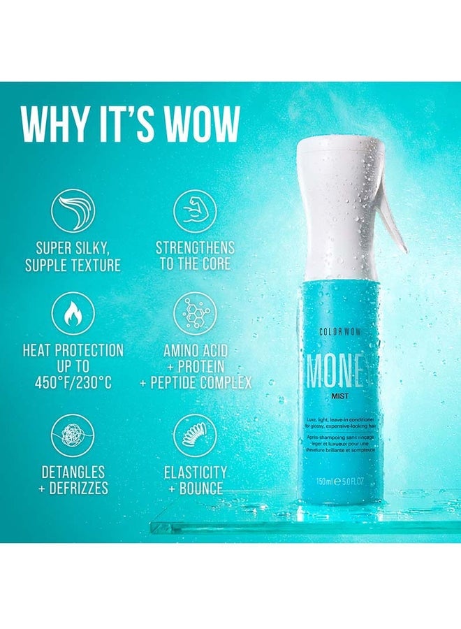 Color Wow Money Mist Luxe, light, leave-in conditioner for glossy, expensive-looking hair, 150ml - Image 3