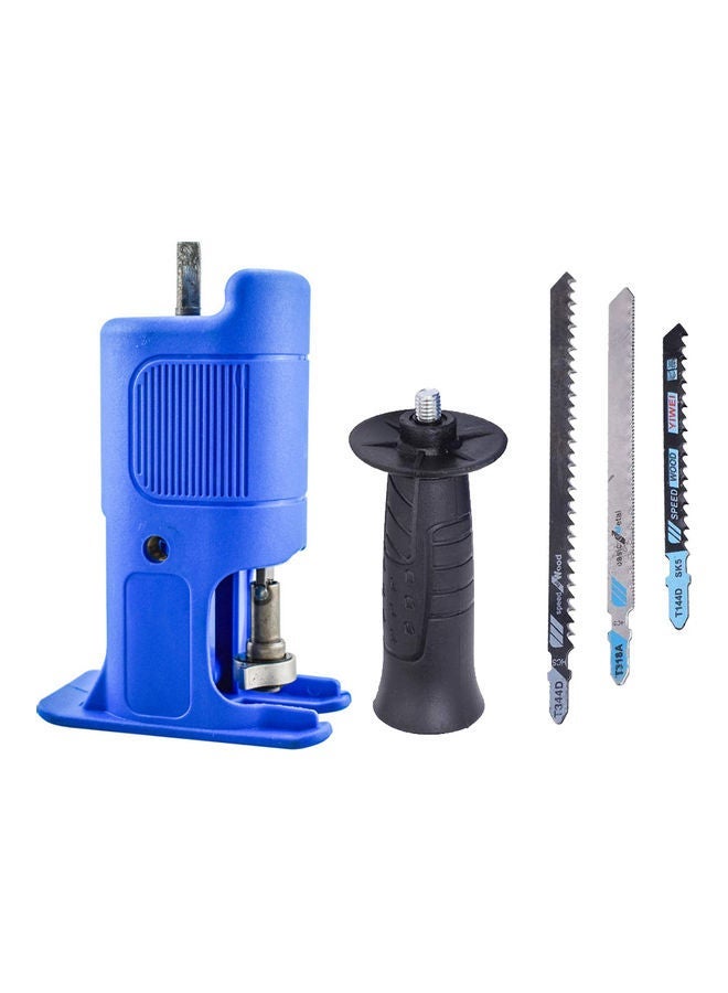 NIBEMINENT Reciprocating Saw Adapter Set Blue/Silver/Black 14.5x9x5cm - Image 1