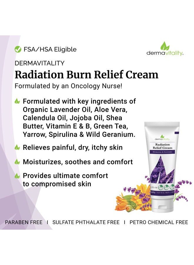 UltimateVitality Radiation Burn Relief Cream 6 Ounces Cream for Radiation Patients, Natural, Organic, Paraben, Pthalate Free Calendula Based Cream for Radiation Burns - 6 Ounces (Lavender) - Image 4