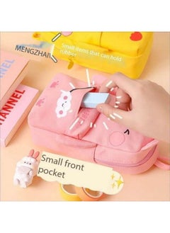 Happy Kids Happy Kids Zipper Pencil Pouch (Pink)  - Image 3