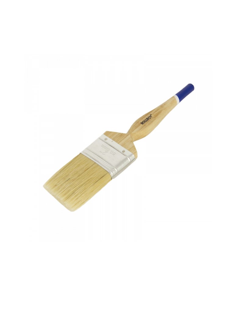 Roll Roy Rollroy Blue 2 Inch Paint Brush White Bristle  - Image 3