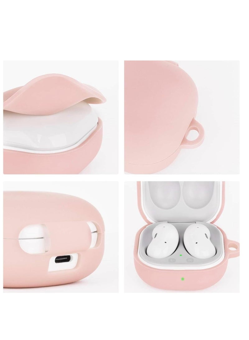Silicone Case Cover for Galaxy Buds+ Plus(2020)/Galaxy Buds(2019) Samsung Galaxy Earbuds Protective Skin with Carabiner