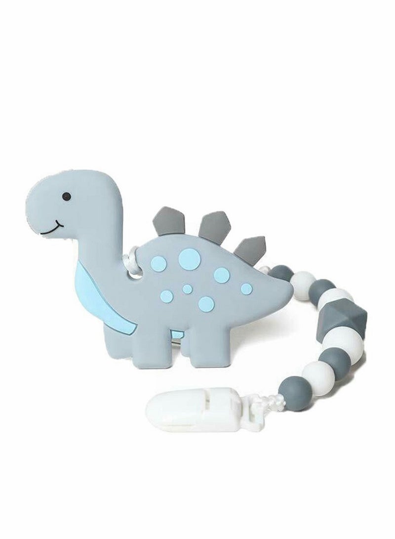 SOLARAE Baby Teething Dinosaur Toys, for Newborn Babies, Neutral Shower Gift - Image 1