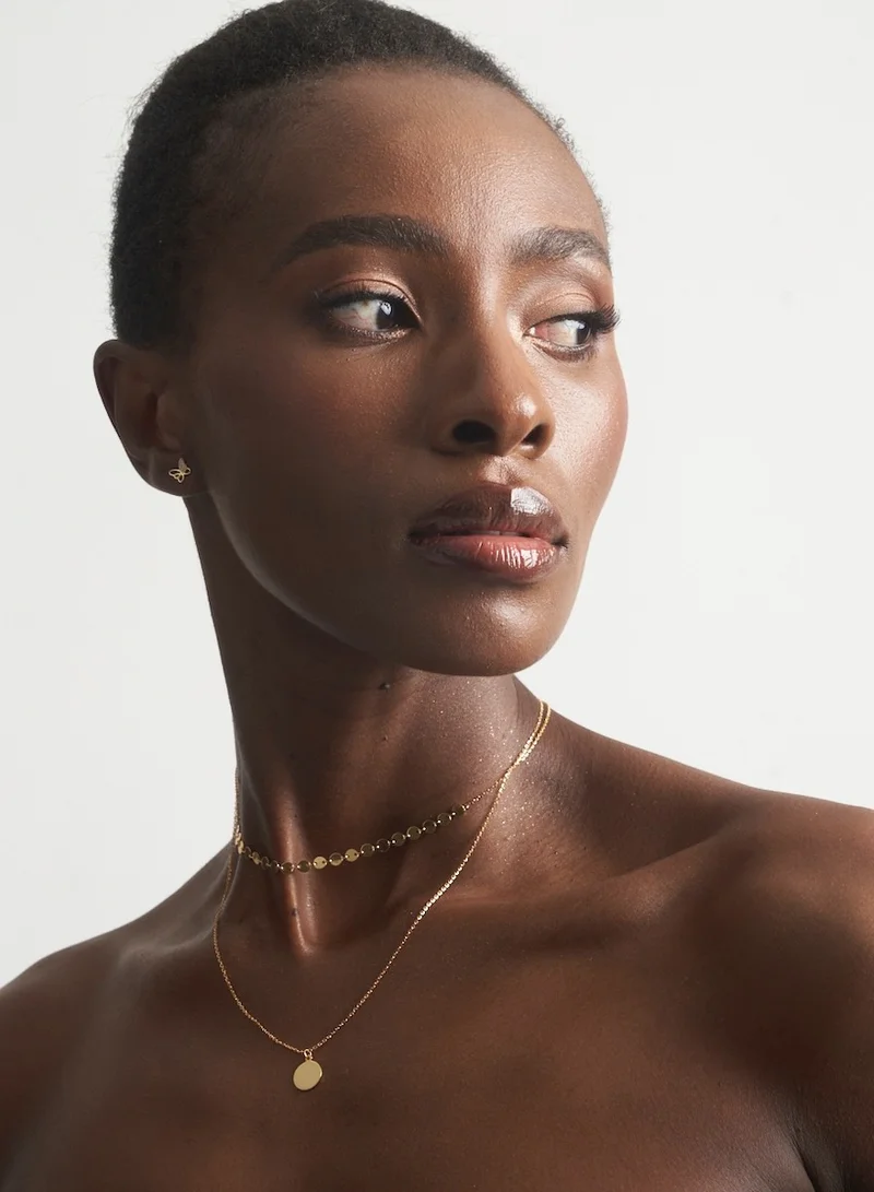 Hzmer Jewellery Gold Layered Necklace