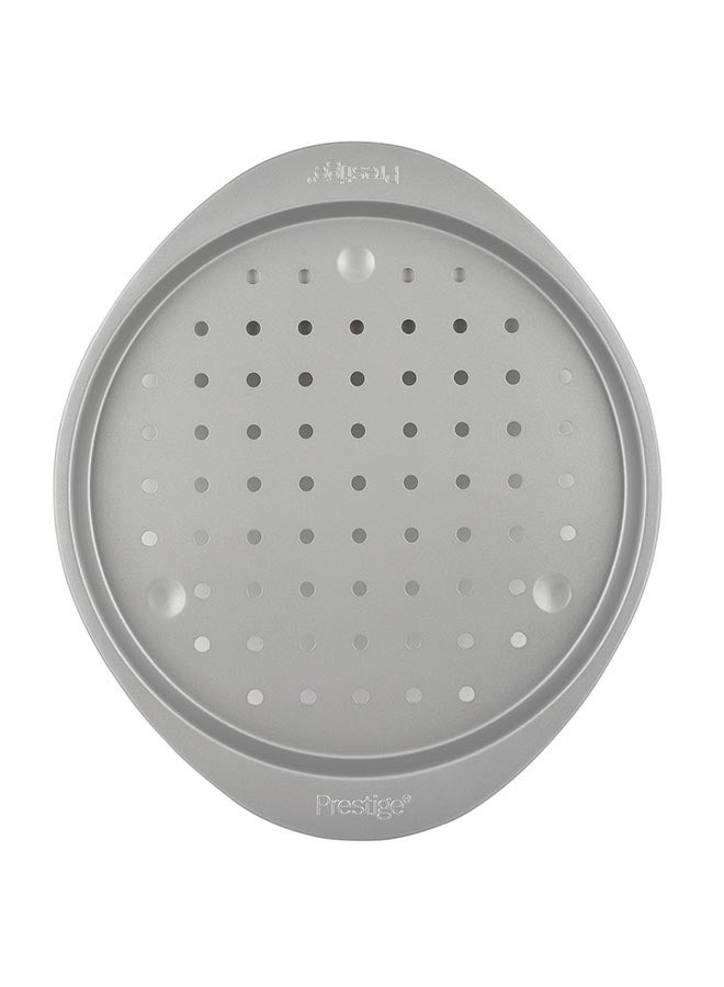 Prestige Pizza Crisper 12 Chrome 30cm - Image 1