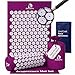 DoSensePro Acupressure Mat Pillow Set Acupressure Therapy for Back and Neck Pain Relief Sciatica and Pressure Point Aches Ideal Acupuncture Mat for Sleeping Aid Recovery Purple - Image 1