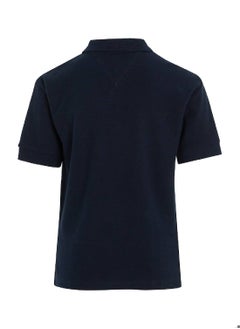 TOMMY HILFIGER Boys' Striped Polo Shirt - Cotton, Blue  - Image 4