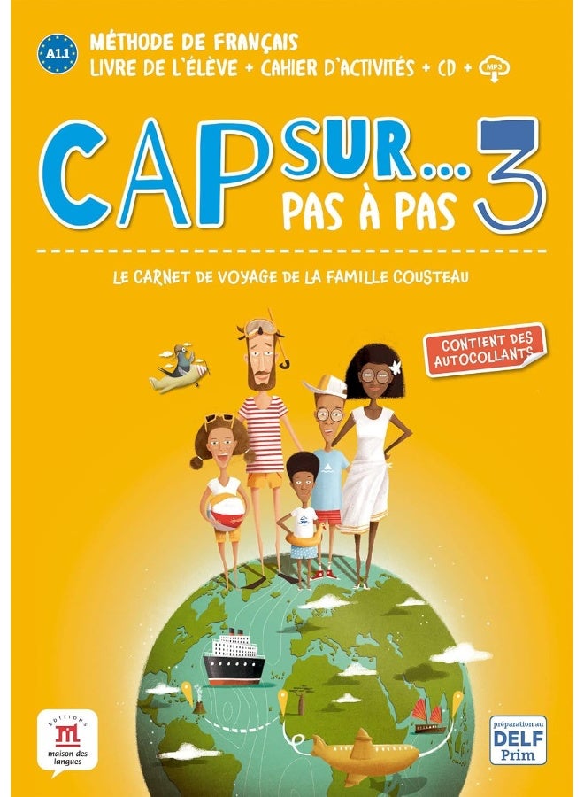 Cap sur... pas à pas 3 - A1.2: Le carnet de voyage de la famille Cousteau - Image 2