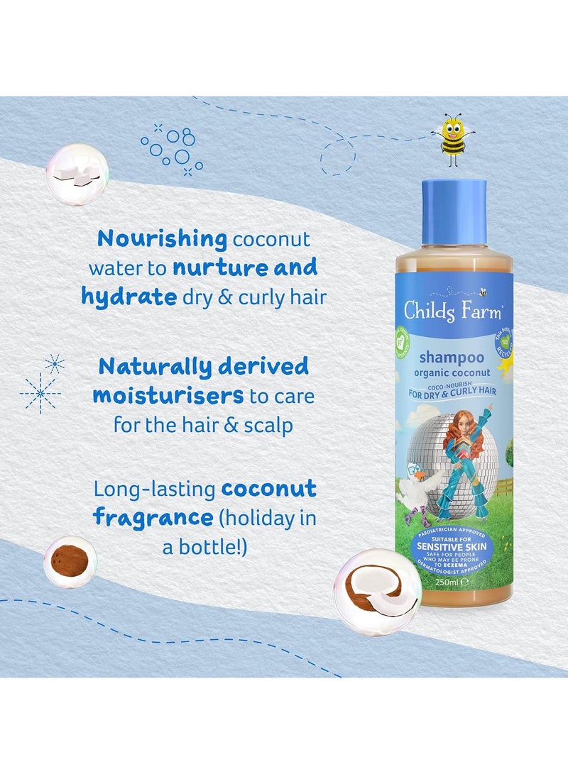 Childs Farm Kids Organic Coconut Coco Nourish Shampoo 250 ML - Image 4