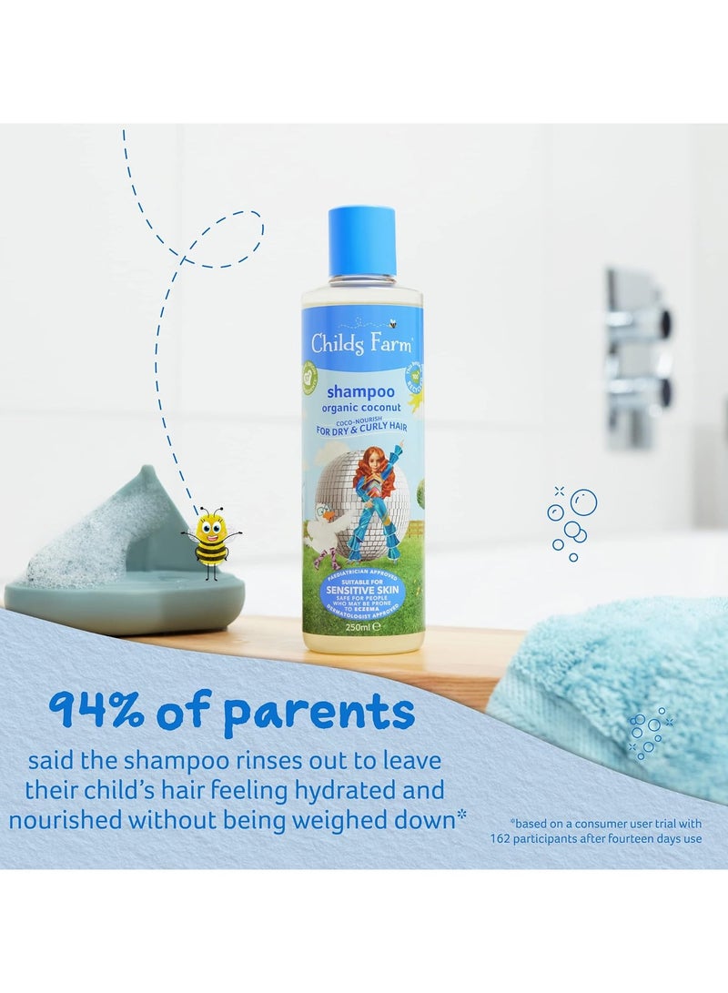 Childs Farm Kids Organic Coconut Coco Nourish Shampoo 250 ML - Image 3