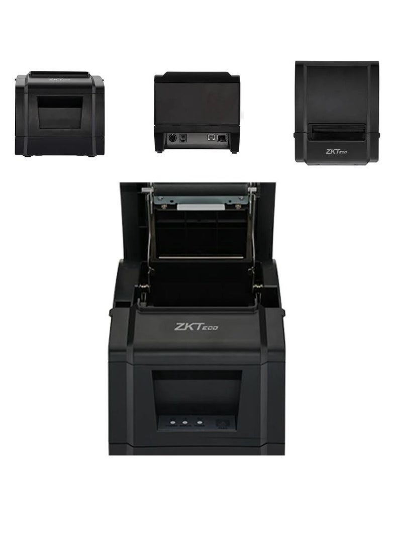 ZK teco - ZKP8005 Thermal Receipt Printer, USB + LAN - Black - Image 1