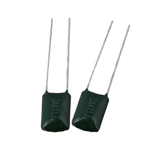 BQLZR Guitar Tone Capacitors 0.047UF 100V, Green, Pack of 50 - Image 3