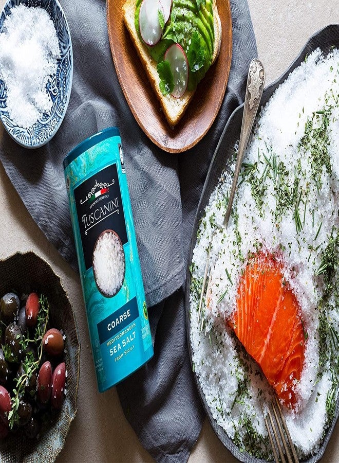 Tuscanini Coarse Mediterranean Sea Salt Kosher For Passover 16 Oz. Pk of 1. - Image 2