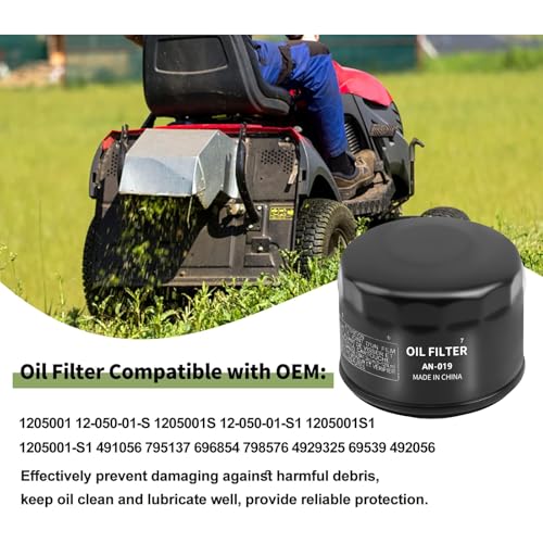 AWSZH Oil Filter 49065-7007 49065-0721 Compatiable with Kawasaki FB460V FC420V FC540V FR691V FR691V FR730V FR651V FR600V FX600V FX730V FS691V FS651V FR651V Engines 492932 am125424 25 050 01(1 pack) - Image 5