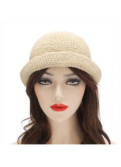 Women Winter Crochet Bucket Hat Handmade Cotton Knit Cloche Bowler Hats (Solid Beige) - pzsku/ZFA23879A8E73BE111D05Z/45/_/1695137556/de25b40f-e9fc-4b8c-a89c-cb207421892d