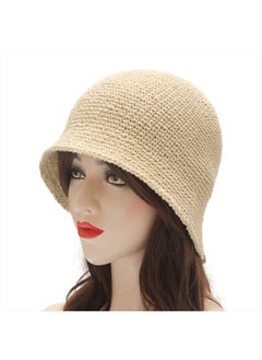 Women Winter Crochet Bucket Hat Handmade Cotton Knit Cloche Bowler Hats (Solid Beige) - pzsku/ZFA23879A8E73BE111D05Z/45/_/1695137556/e04c5352-623e-413e-b91e-569c7a972f78