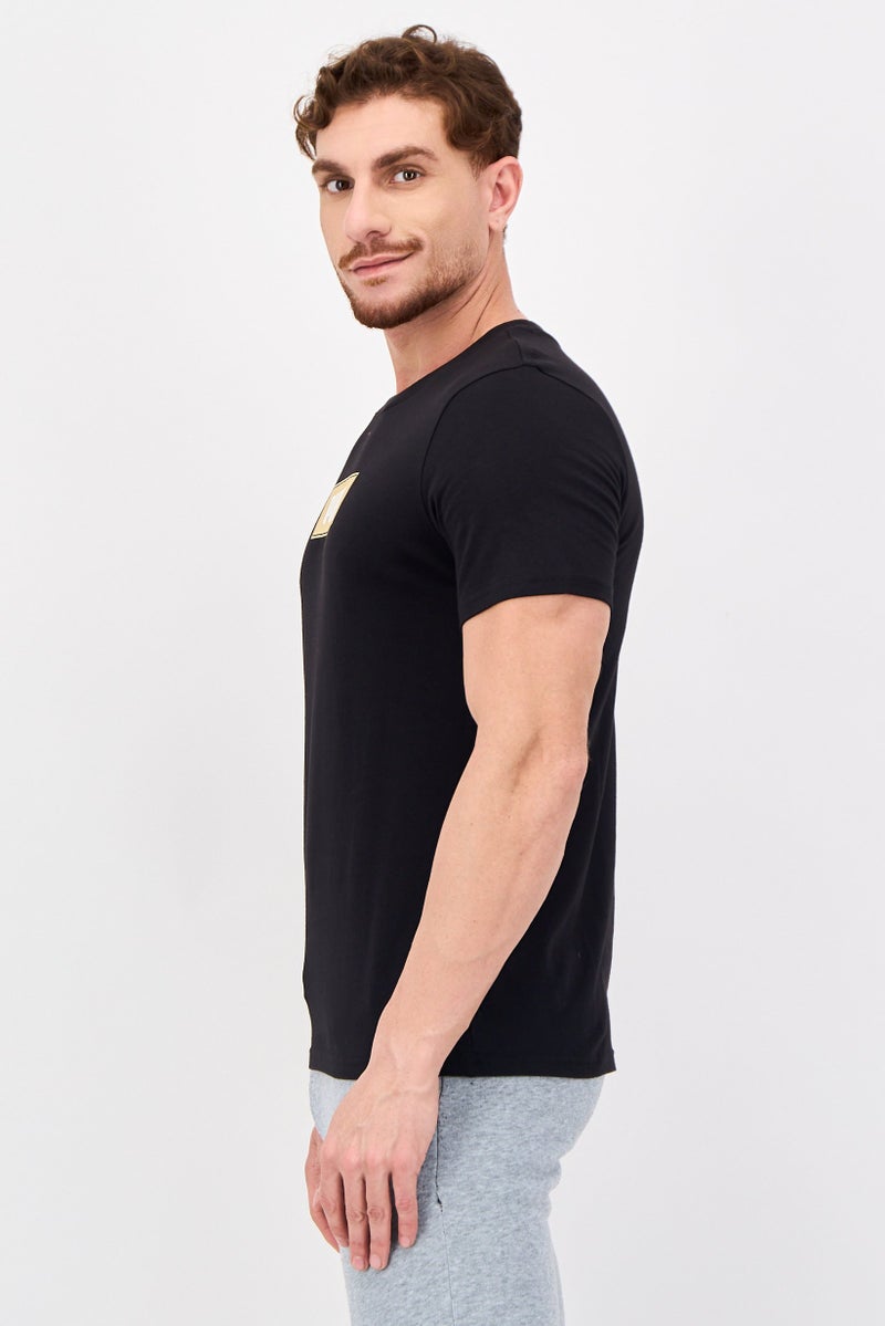 PUMA تي شيرت رجالي قصير الأكمام مناسب لآسيا، أسود - Image 4