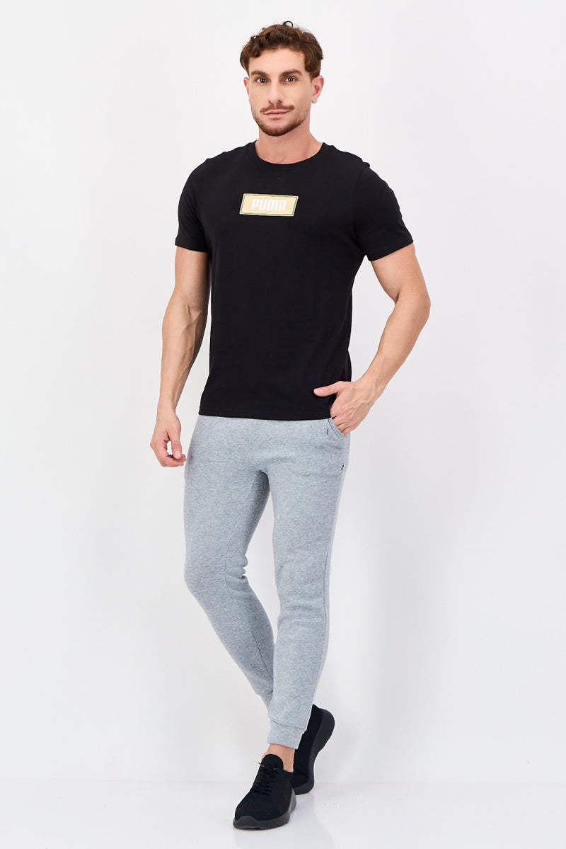 PUMA تي شيرت رجالي قصير الأكمام مناسب لآسيا، أسود - Image 2