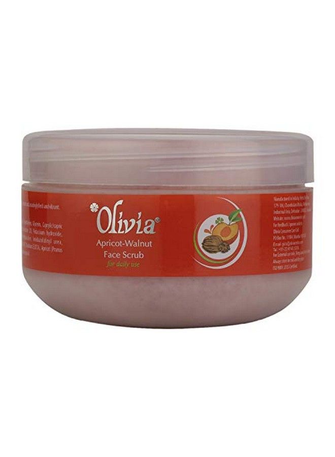 Olivia Apricot Walnut Natural Skin Care Face Scrub 400G For Daily Use Shine & Rejuvenate - Image 2
