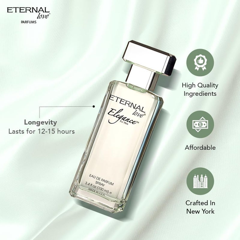 Eternal Love Elegance Eau De Parfum For Men, 100 ml - Image 4