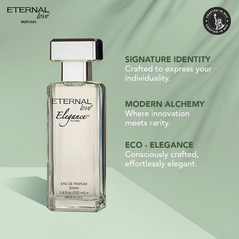 Eternal Love Elegance Eau De Parfum For Men, 100 ml - Image 5