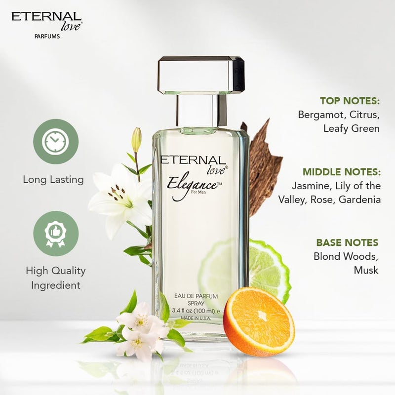 Eternal Love Elegance Eau De Parfum For Men, 100 ml - Image 2