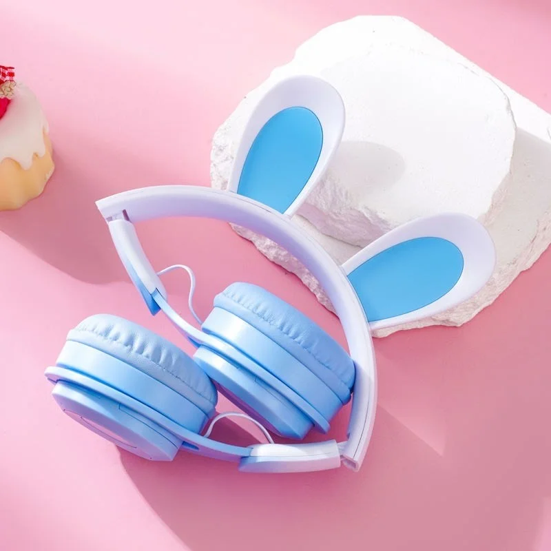 CONCORD M6R Cat Ear Bluetooth Headset with Illuminated Radio, Aux and Memory Card Input